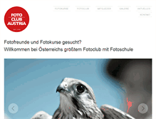 Tablet Screenshot of fotoclubaustria.at